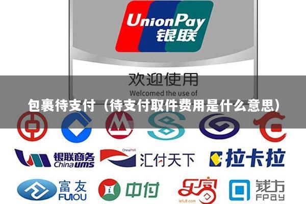 包裹待支付(待支付取件费用是什么意思)